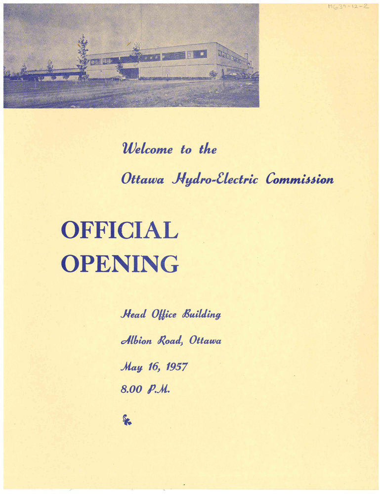 Official Opening Program (Image 1)